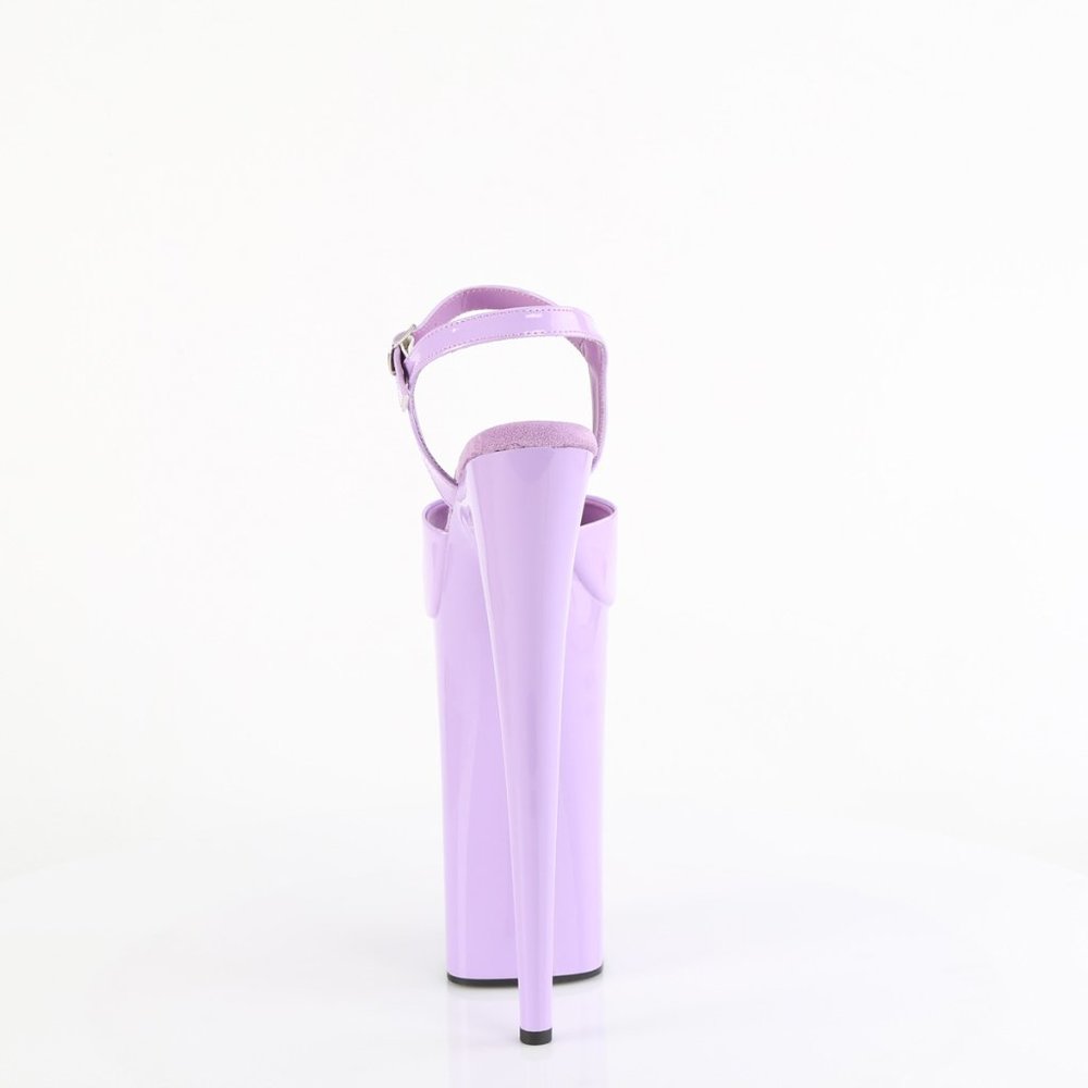 Pleaser Beyond 009 Lavender Platform High Heel Sandals - Picture 3 of 5
